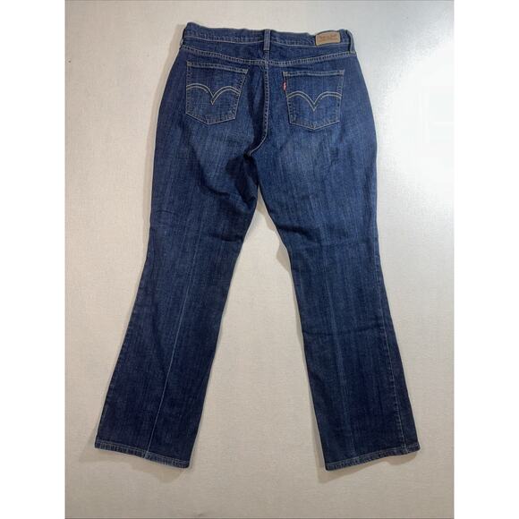 Levi's 515 Jeans Women's 8 Boot Cut Mid Rise Dark Wash Denim Stretch 31x29 - Picture 7 of 8